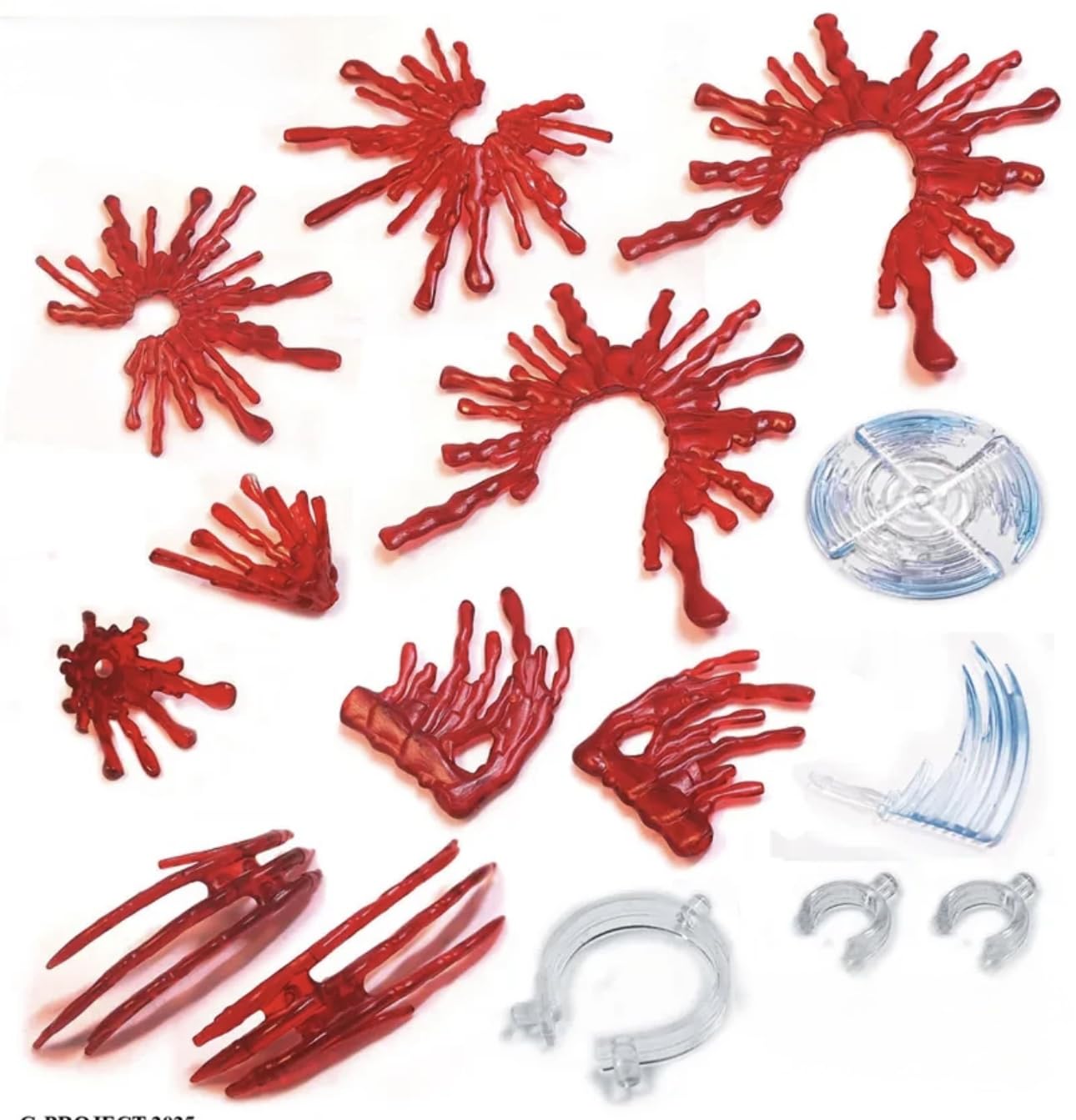 Amazon.com: Testbrands G-Project Bloody Effect Kits for 1/12 Scale
